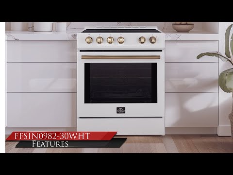 Forno Espresso 2-Piece White Kitchen Appliance Package